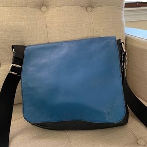 Coach Color Block Messenger Bag